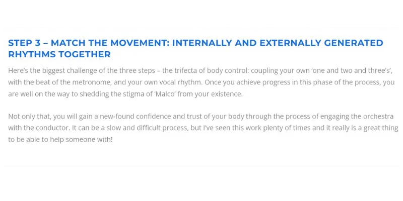 Step 3 to Improve Coordination