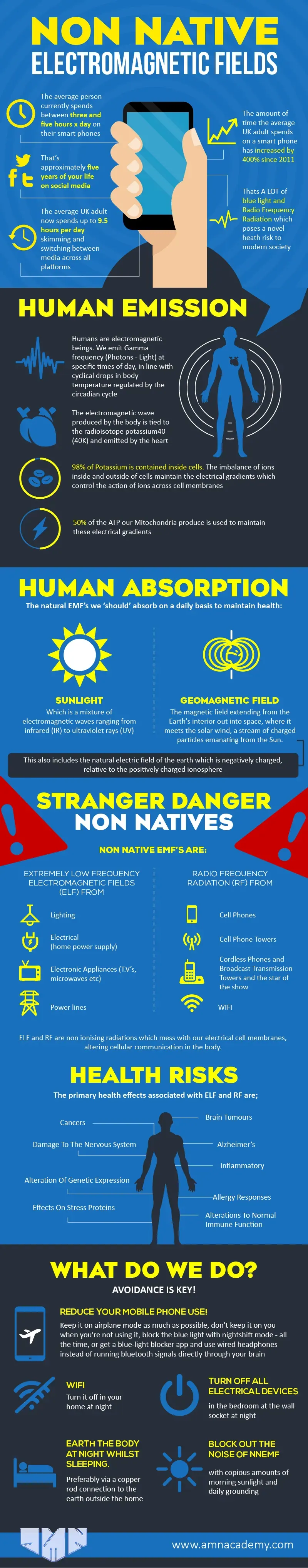Non Native Electromagnetic Field